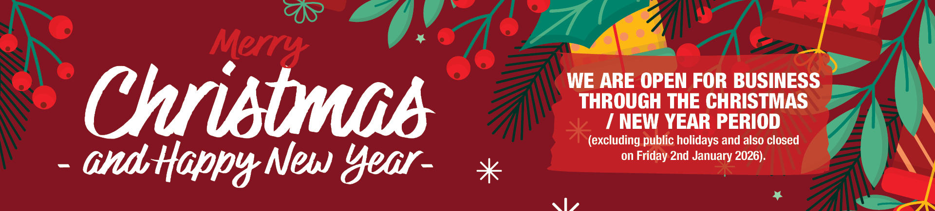 Christmas Trading Hours 2025-26